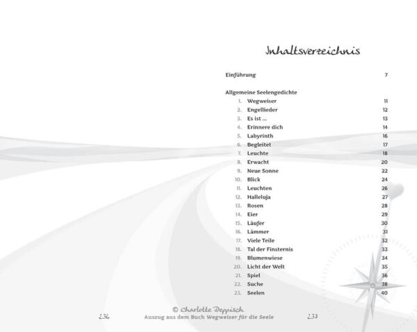 CharlotteDeppisch-Buch1-Wegweiser-fuer-die-Seele-Inhaltsverzeichnis