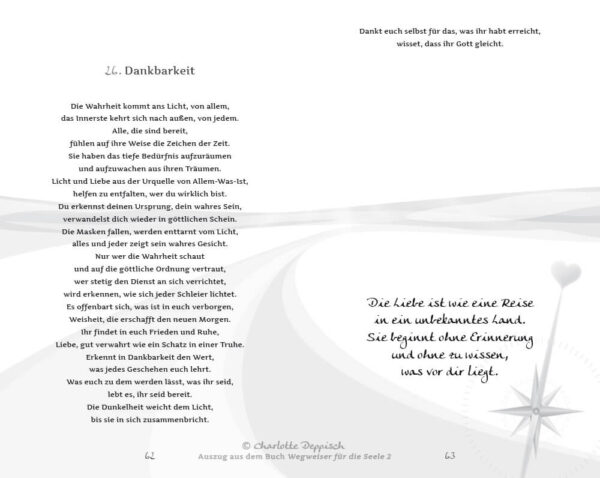 Charlotte Deppisch Buch2 Wegweiser Dem Himmel ein Stück näher, Leseprobe