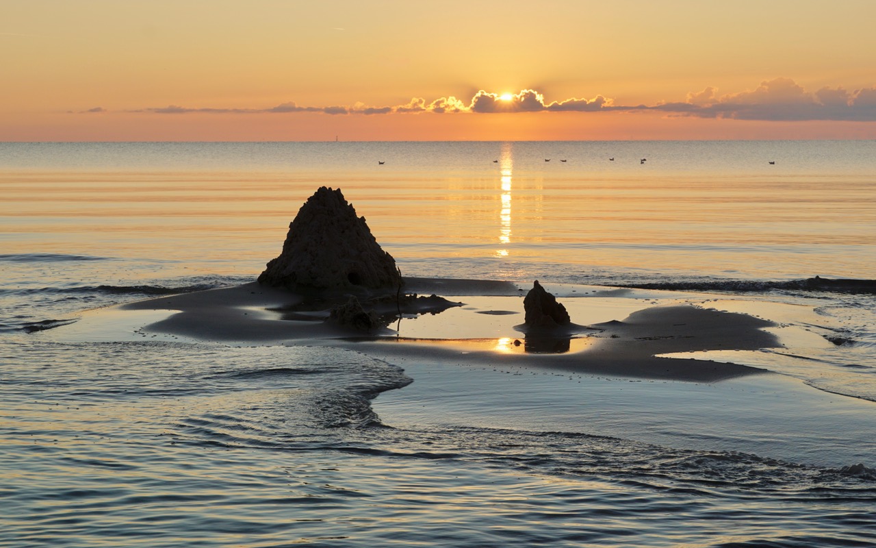 Charlotte Deppisch, Weisheitsperle, Meer Sonnenuntergang